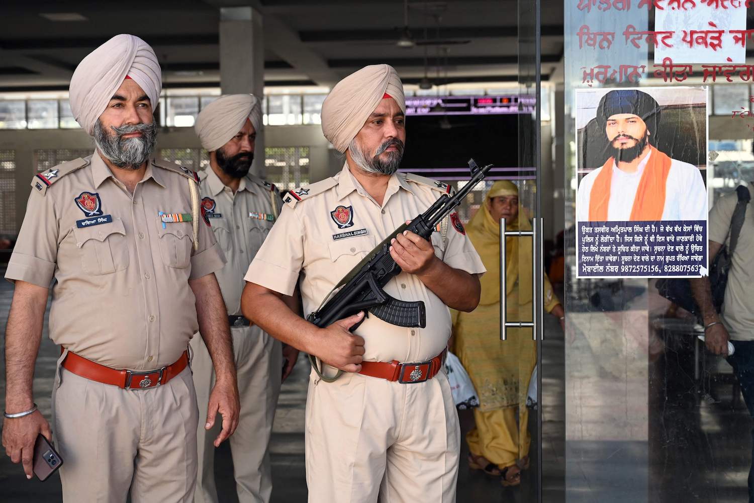 Indian police arrest Sikh separatist leader after monthlong hunt