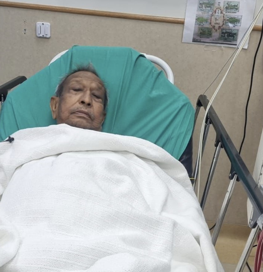 An Indian man evacuated from Sudan received medical treatment at King Faisal Naval Base in Jeddah on Wednesday. (Supplied)