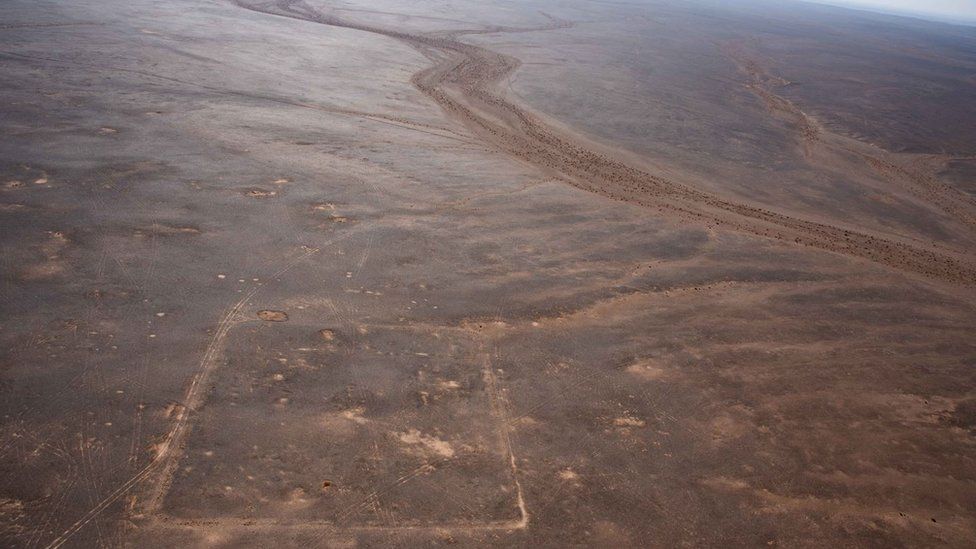 An aerial view of the western camp in Jordan. (APAAME)