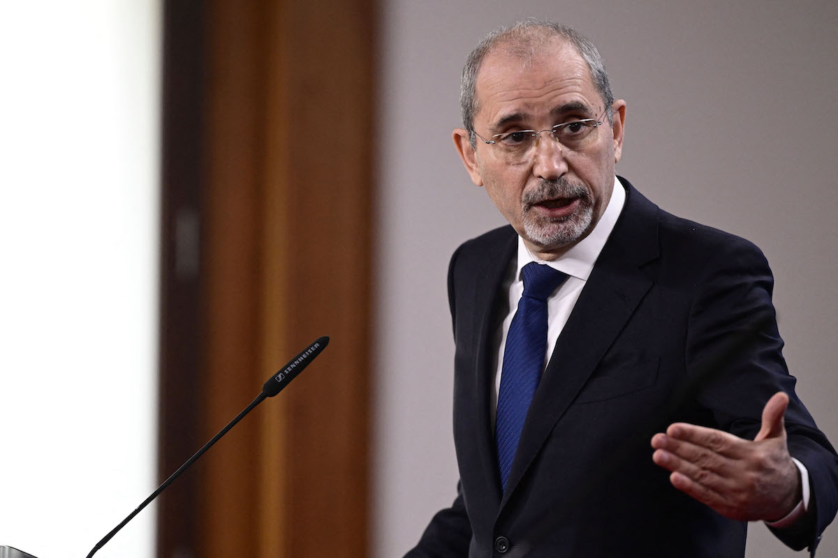 Jordanian Foreign Minister Ayman Safadi. (File/AFP)