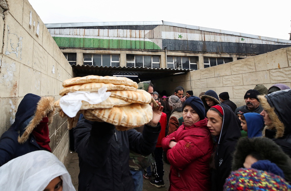 The group called for immediate measures to tackle the humanitarian crisis in Syria and create a suitable environment for aid to reach all regions of the country. (Reuters/File Photo)