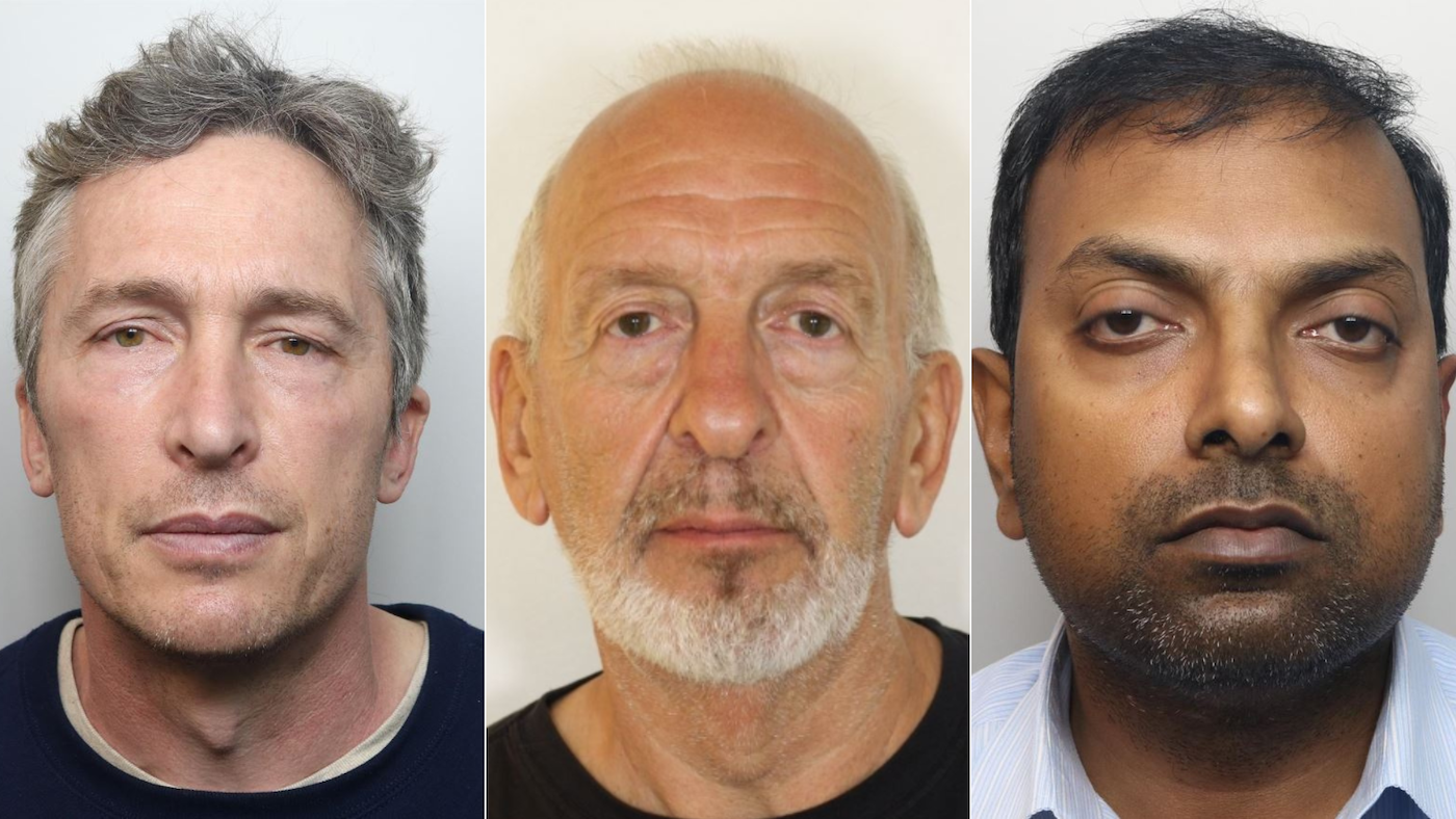 Styles (L) was sentenced to seven years in prison, Turchet to seven-and-a-half years, and Sivakumar (R) to four-and-a-half years. (NCA)
