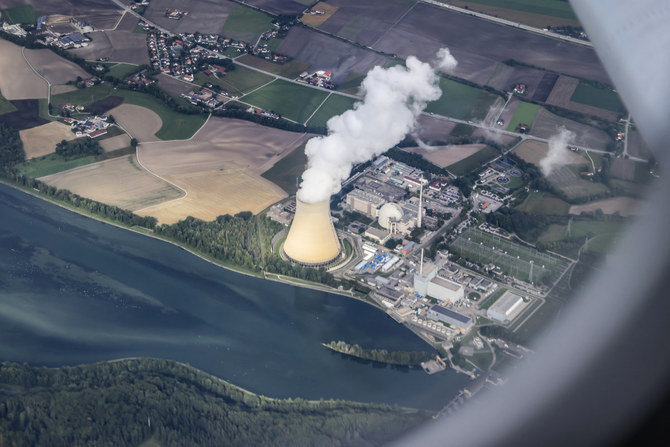 A view of the Isar 2 nuclear power plant in Essenbach, Germany. (AP)