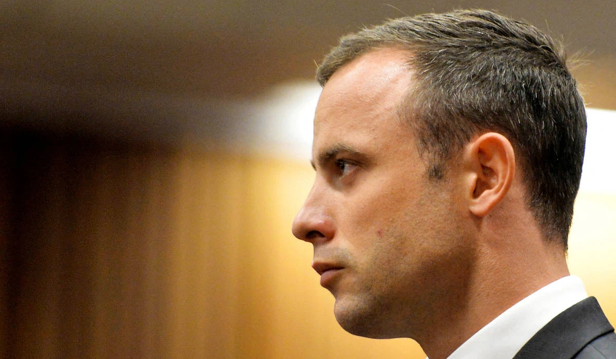 Olympic and Paralympic track star Oscar Pistorius stands in the dock during his trial at the North Gauteng High Court in Pretoria March 3, 2014. (REUTERS)