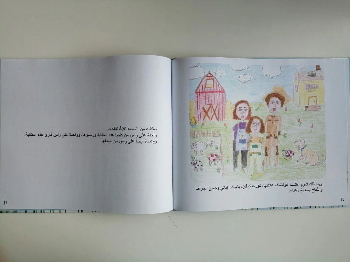 Turkish, Syrian children collaborate on bilingual book