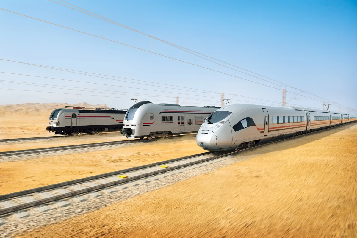 The 660-km railway project will connect the Egyptian port cities of Ain Sokhna on the Red Sea to Marsa Matrouh and Alexandria on the Mediterranean. (File)