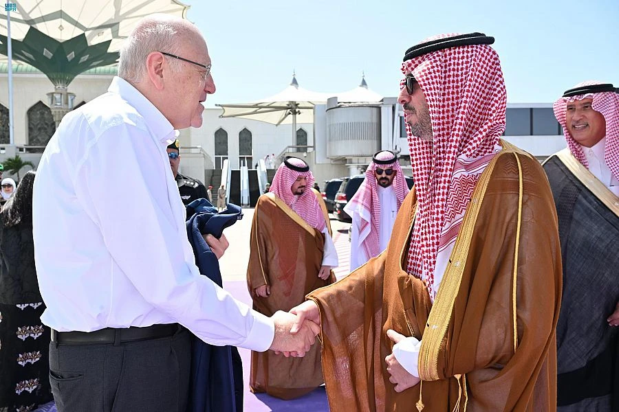 Lebanese Prime Minister Najib Mikati on Saturday left the Red Sea coastal city of Jeddah. (SPA)