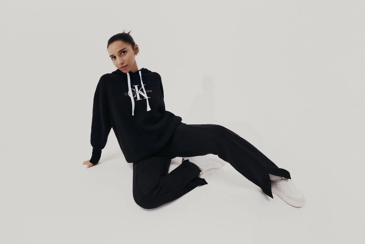 Saudi Arabian fashion and beauty influencer Hala Abdulla in the Calvin Klein campaign. (Supplied)