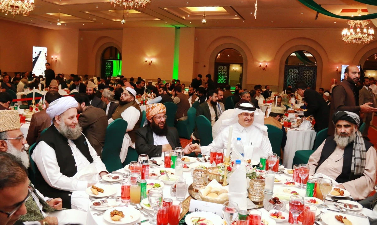 Saudi Ambassador to Pakistan Nawaf bin Said Al-Malki hosts a Ramadan Iftar banquet in Islamabad. (SPA)