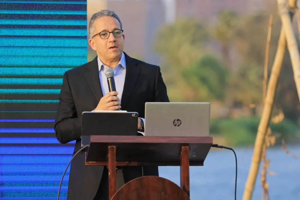 Egypt has nominated Khaled El-Anany for the position of director general of UNESCO. (Twitter/@KhaledElEnany6)