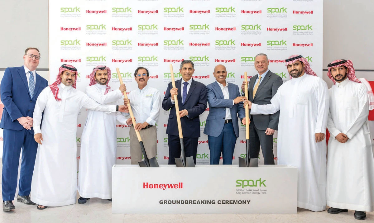 Honeywell broke the ground for the facility at a ceremony attended by global and regional Honeywell executives, as well as senior leaders from SPARK and Aramco.