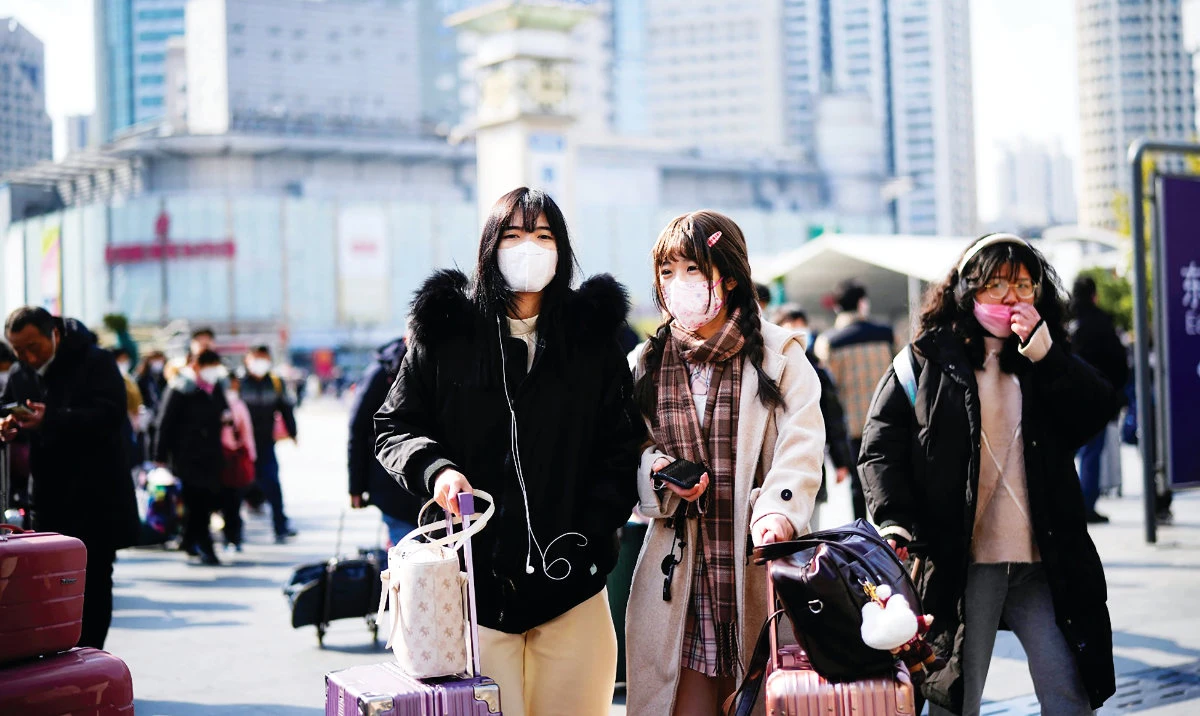 Domestic trips made during the holiday in 2021 reached 230 million. (Reuters)
