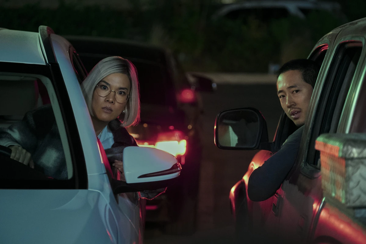 Steven Yeun and Ali Wong star in 'Beef.' (Supplied)