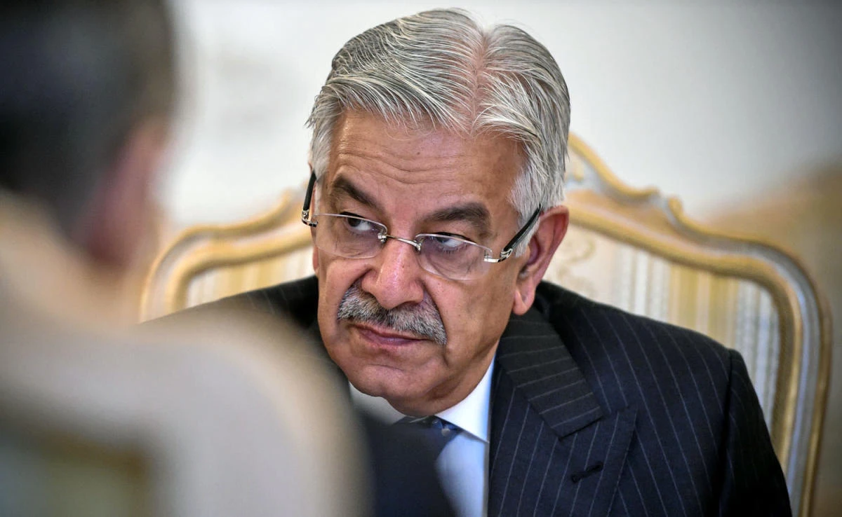 Pakistan’s Foreign Minister Khawaja Muhammad Asif listens to his Russian counterpart during his visit to Moscow on February 20, 2018. (AFP/File)