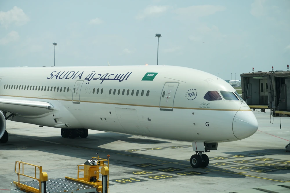 During the first quarter of 2023, around 7 million guests were transferred on Saudia flights networks, reflecting a 35 percent surge in the numbers of passengers traveling when compared to the same period last year. (Shutterstock)