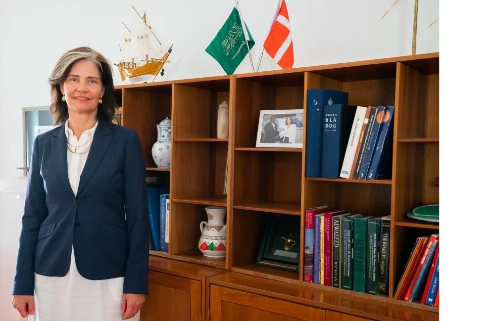 Denmark’s Ambassador to Saudi Arabia Liselotte Plesner. (AN Photo: Huda Bashatah)