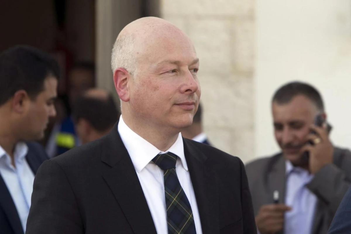 Jason Greenblatt, a former US special envoy to Israel and the Arab world during the presidency of Donald Trump, has joined think tank Jerusalem Center for Public Affairs. (AFP/File Photo)