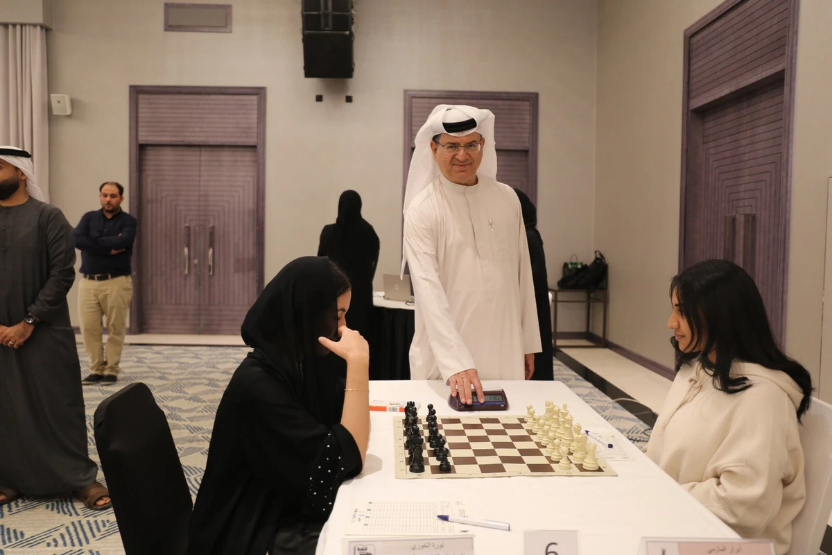 Hussain Abdullah Al Khoury launches UAE Team Chess Championship (Twitter/@AD_Chess_Club)