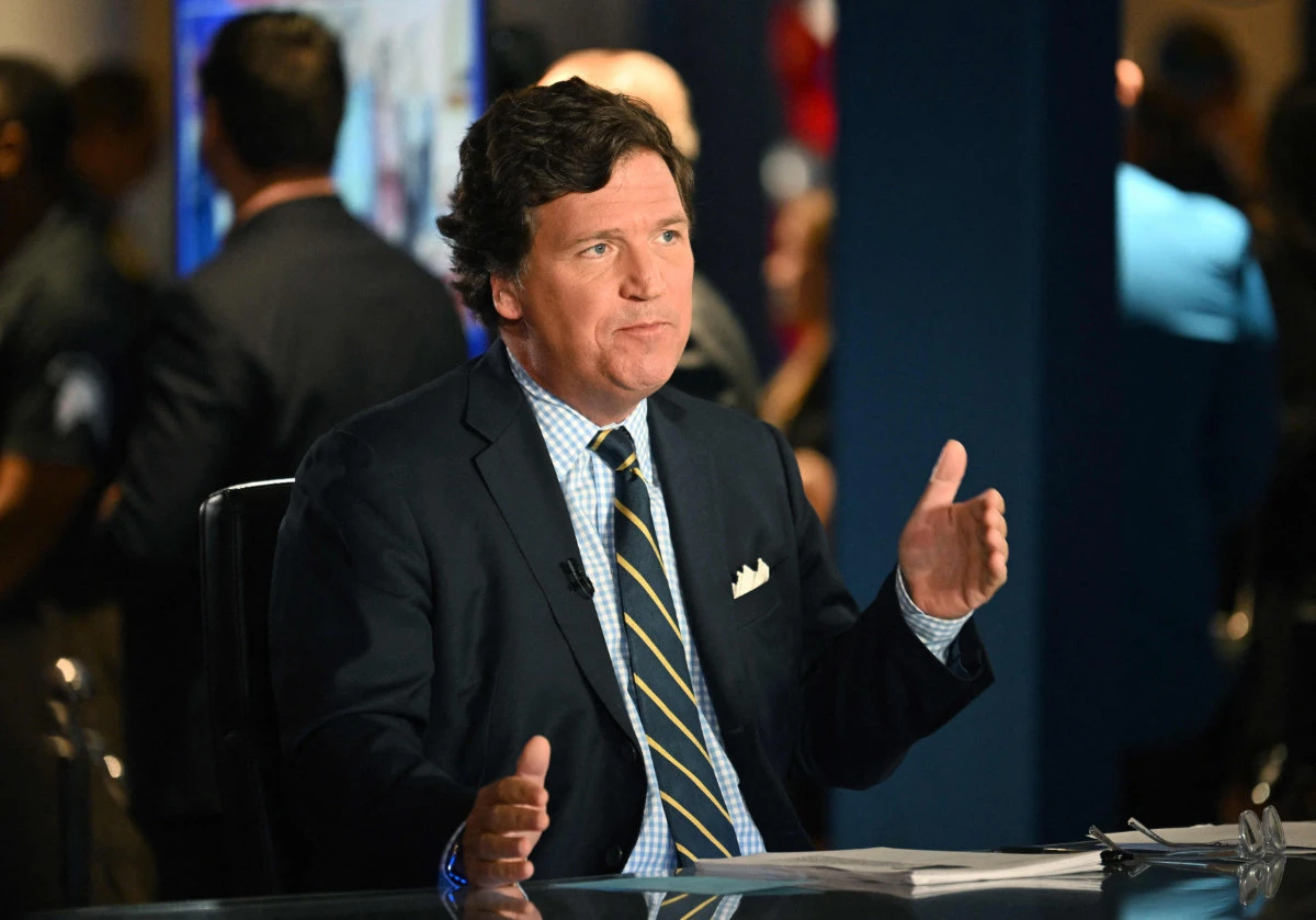 Tucker Carlson, who was fired from Fox News, says there are a few places where one can "still find Americans saying true things." (Getty Images via AFP/ File photo)