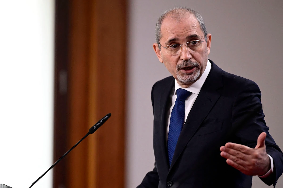 Jordanian Foreign Minister Ayman Safadi. (File/AFP)