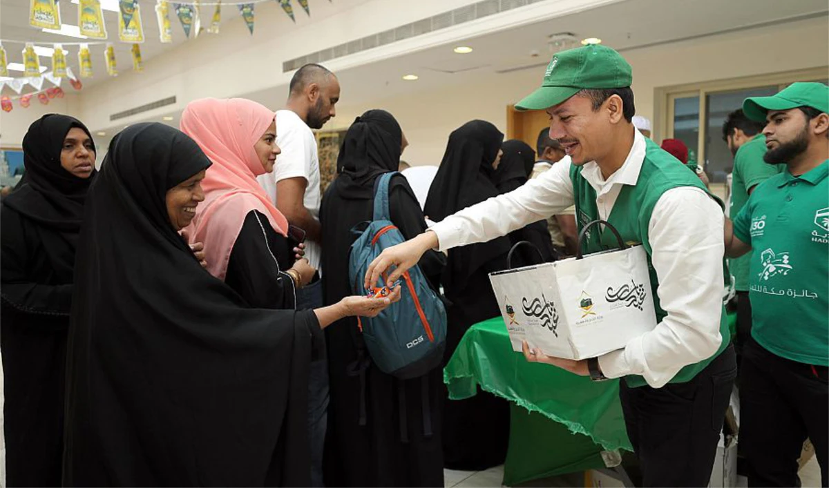 Turki Al-Hetershi, Hadiyah’s executive director, said the gathering gave the organization an opportunity to meet pilgrims and share their experiences. (SPA)