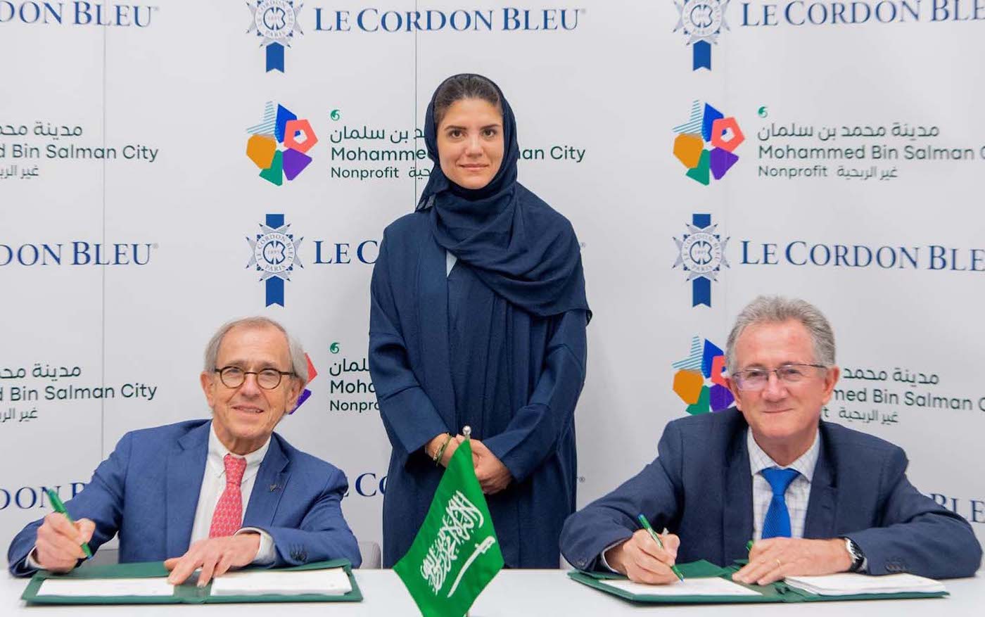 Mohammed bin Salman Nonprofit City, Le Cordon Bleu sign deal to support culinary arts