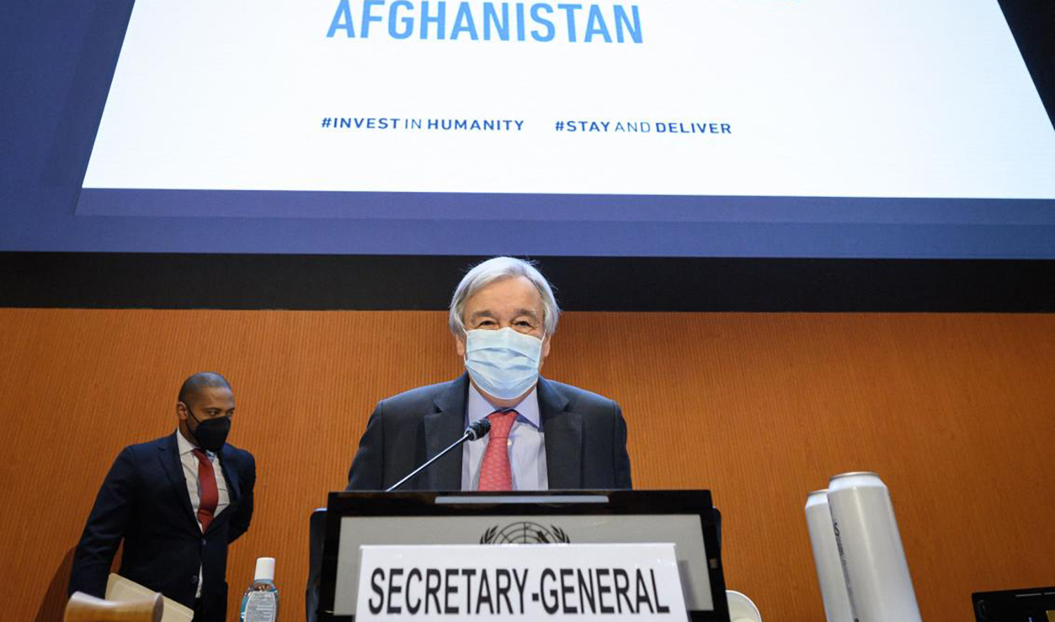 UN Secretary-General Antonio Guterres says the Doha meeting ‘is intended to achieve a common understanding within the international community on how to engage with the Taliban’ on a variety of issues. (AFP)