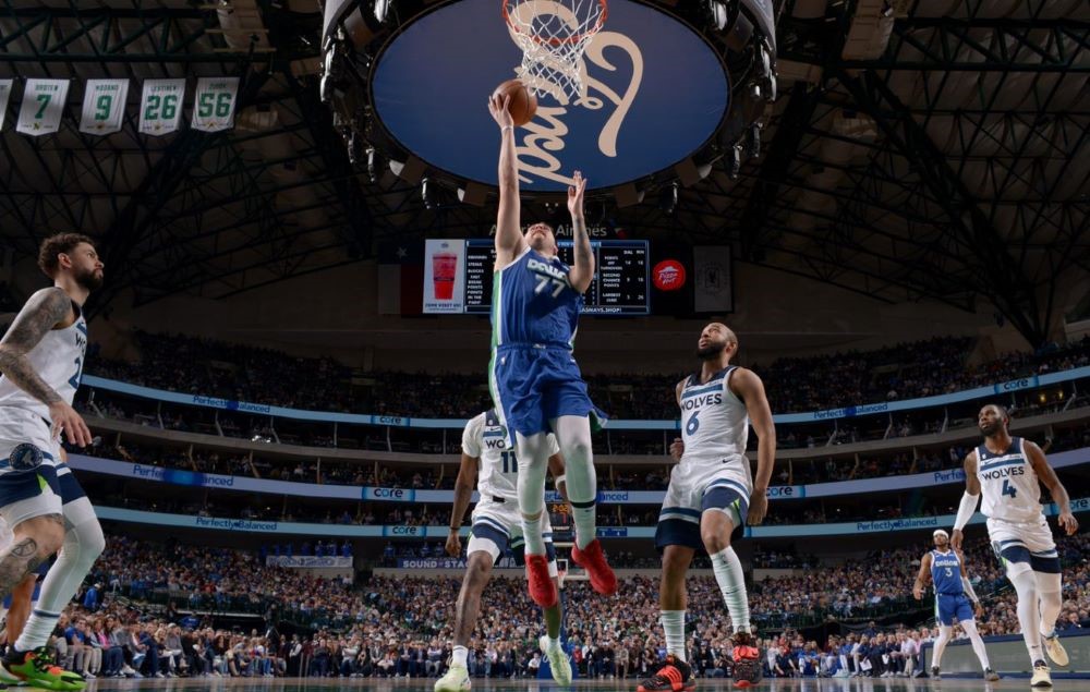 Luka Doncic of the Dallas Mavericks will feature in the NBA Abu Dhabi Games 2023. (Getty Images)