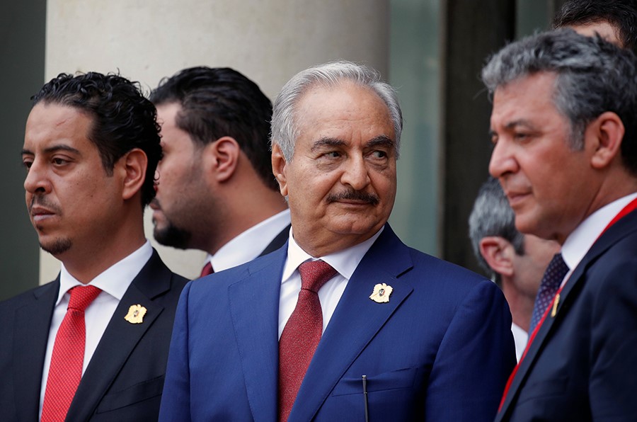 Gen. Khalifa Haftar, head of the Libyan National Army, is in Rome for meetings with Italian authorities on stabilizing Libya and North Africa. (Reuters)
