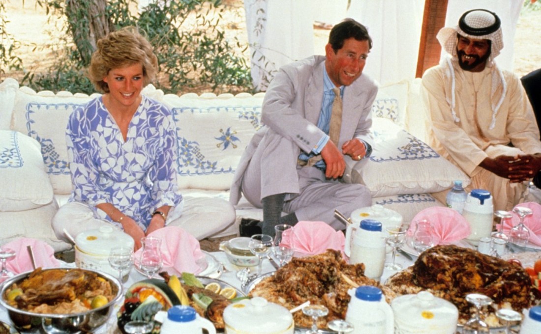 King Charles III, the then Prince of Wales, visited the UAE for the first time in 1989, accompanied by Princess Diana. (FILE/GETTY IMAGES)