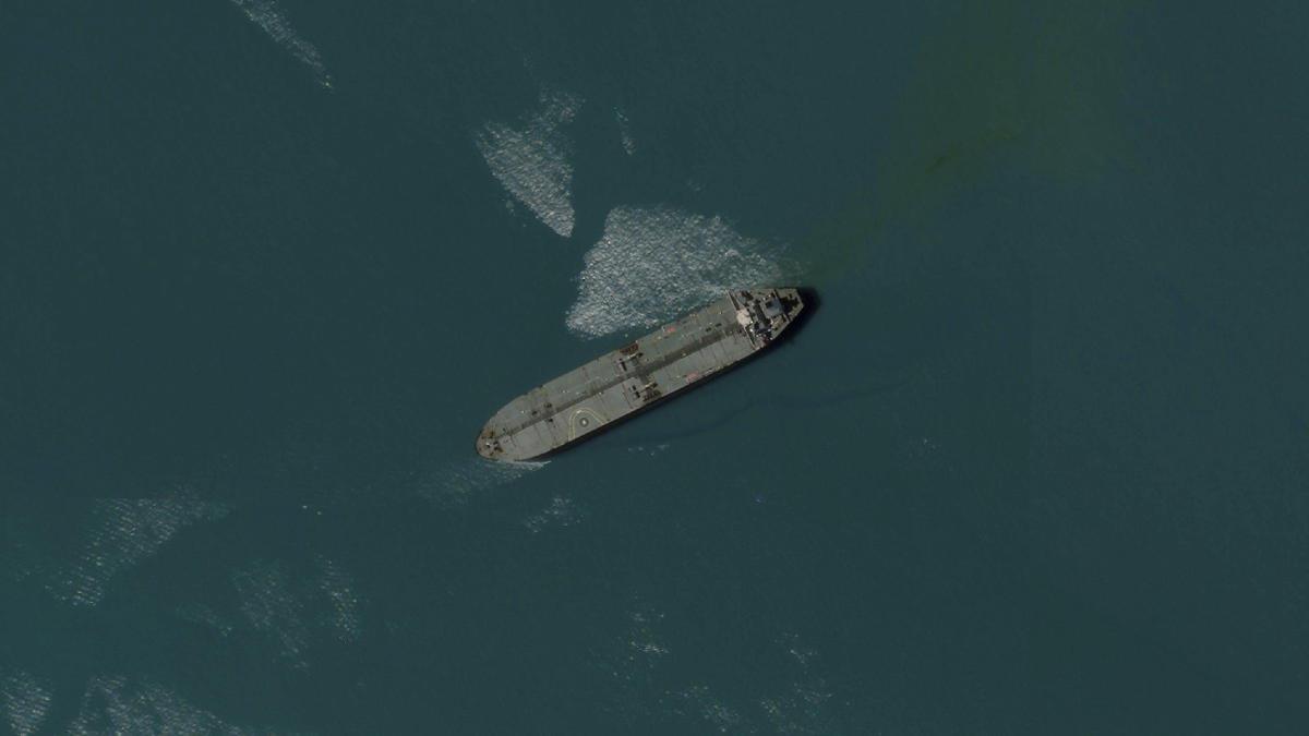 Satellite images show tankers Iran seized off Bandar Abbas