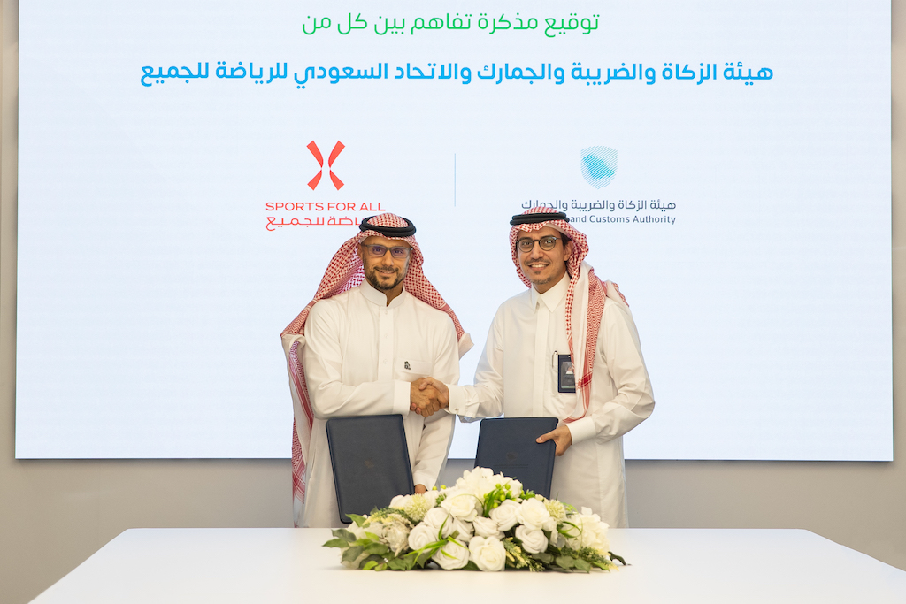SFA President Prince Khalid bin Alwaleed bin Talal Al Saud, and Suhail bin Mohammed Abanmi, Governor of ZATCA. (SFA)