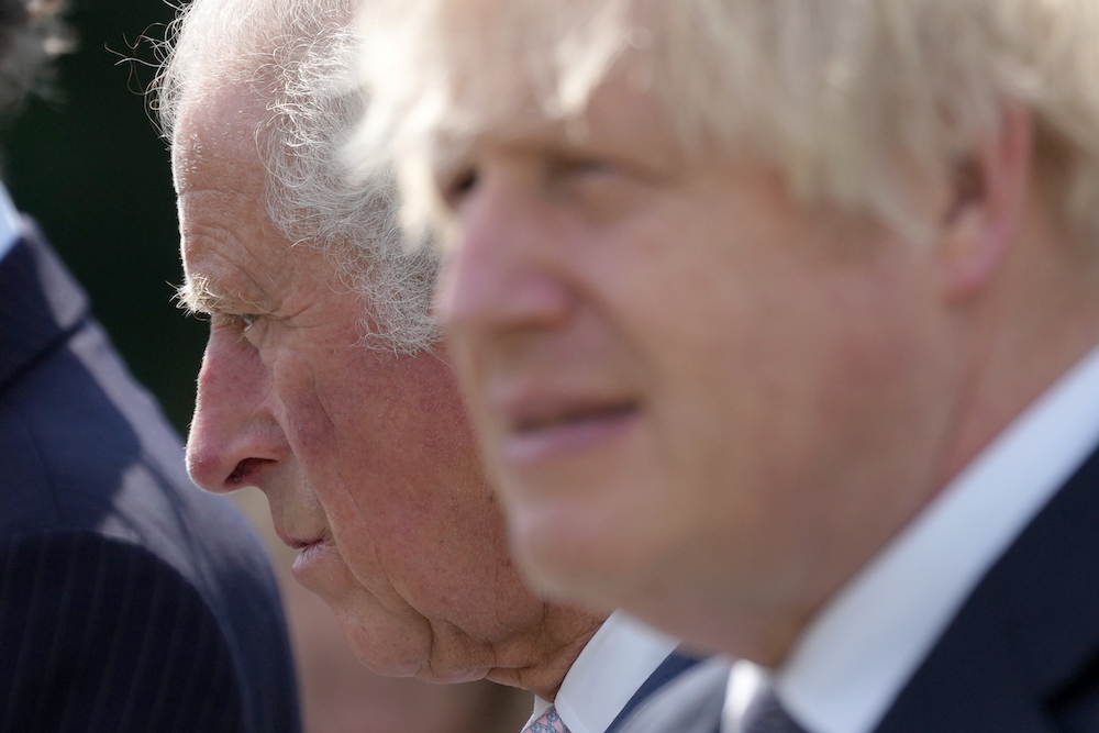 The clash between UK Prime Minister Boris Johnson and Prince Charles reportedly took place in Rwanda in June last year amid a summit of the Commonwealth countries. (AFP)
