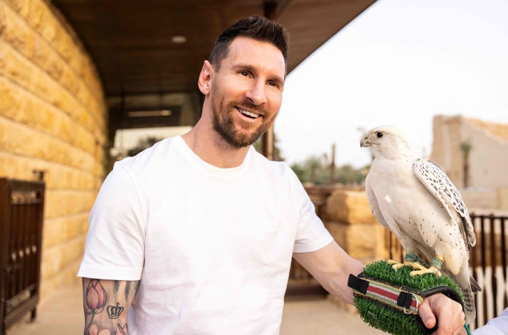 Lionel Messi in Riyadh, Saudi Arabia, May 01, 2023. (AFP)