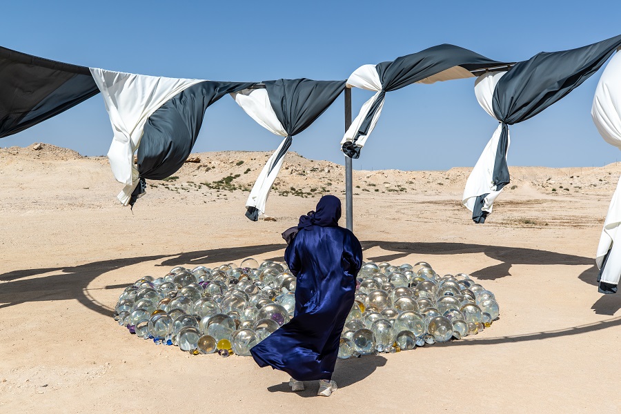 'Your Pearl Garden' (2023) by Olafur Eliasson in Qatar. (Supplied)