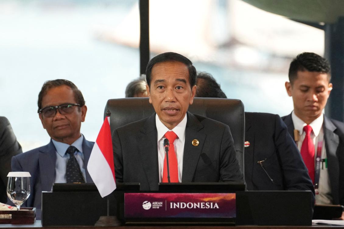 Indonesian President Joko Widodo told regional leaders: ‘We need the unity of ASEAN to chart our way forward’ regarding the Myanmar issue. (AFP)