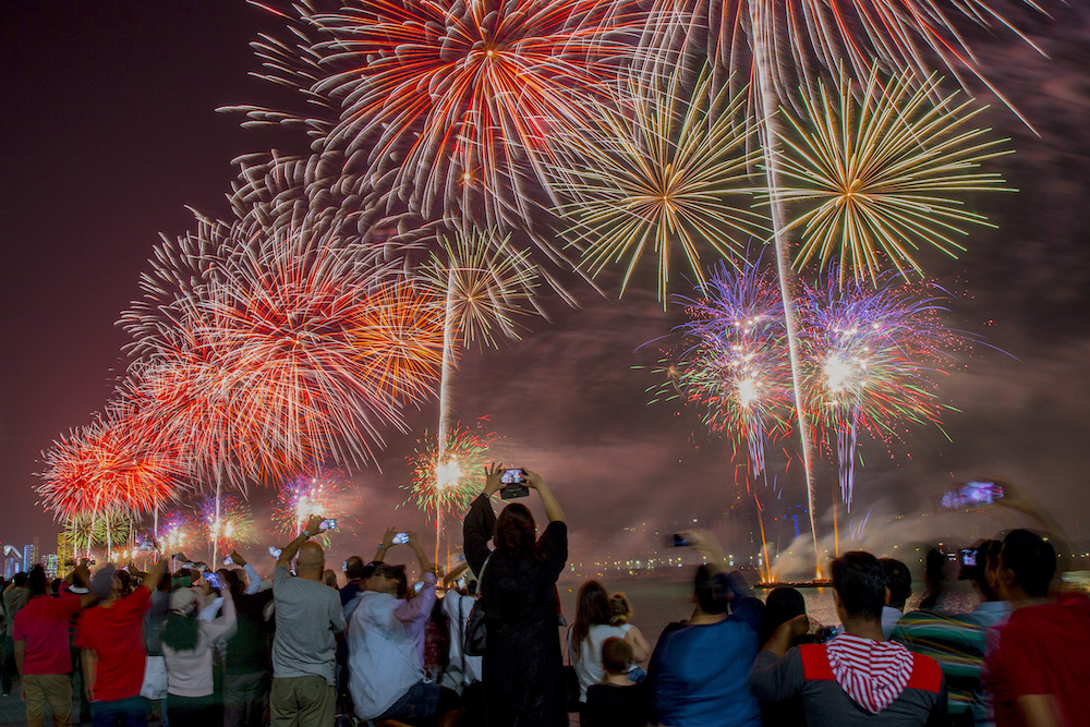 People in the UAE use an average of 8.2 social media platforms, the third highest in the world. (AFP)
