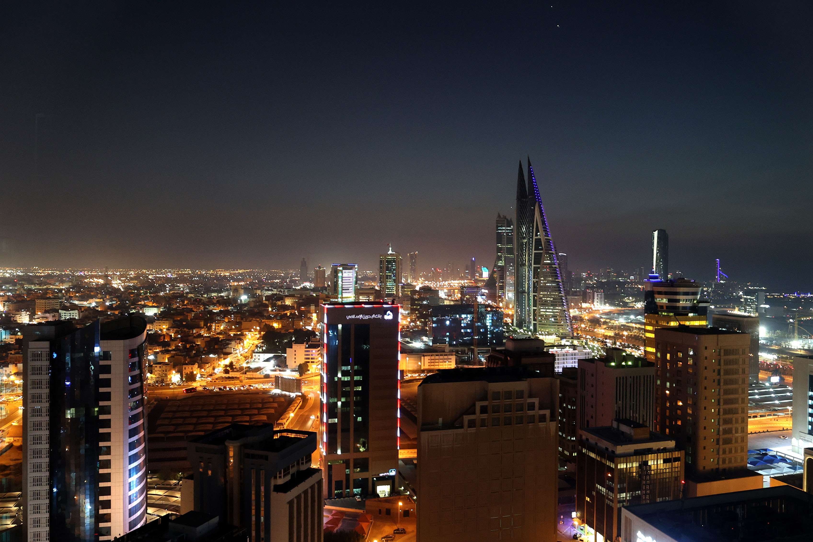 A view of the skyline of Manama (AFP)