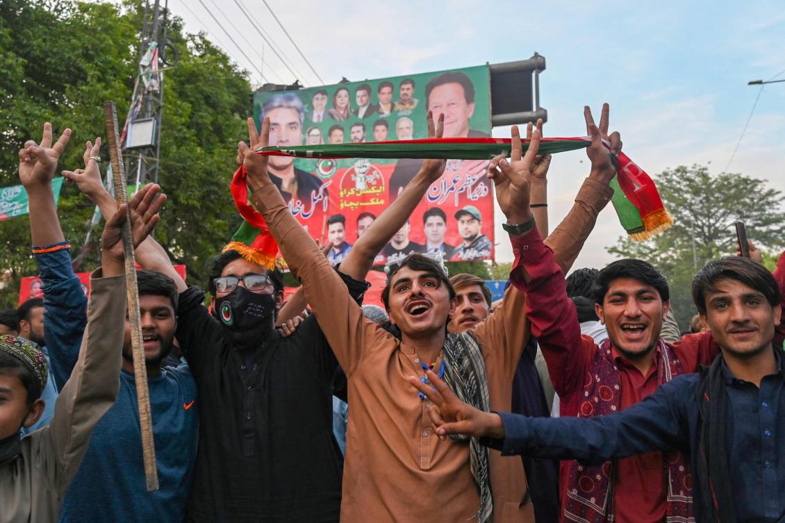 Imran Khan’s Pakistan Tehreek-e-Insaaf party said thousands of ‘peaceful Pakistanis’ will gather in Islamabad in solidarity with their leader. (AFP)