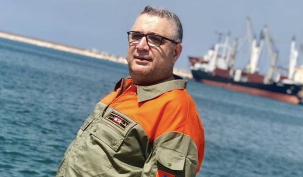 Syrian intelligence on Friday detained Beirut’s Civil Defense chief for four hours after he crossed overland into the country en route to Egypt. (Lebanese Forces/File Photo)