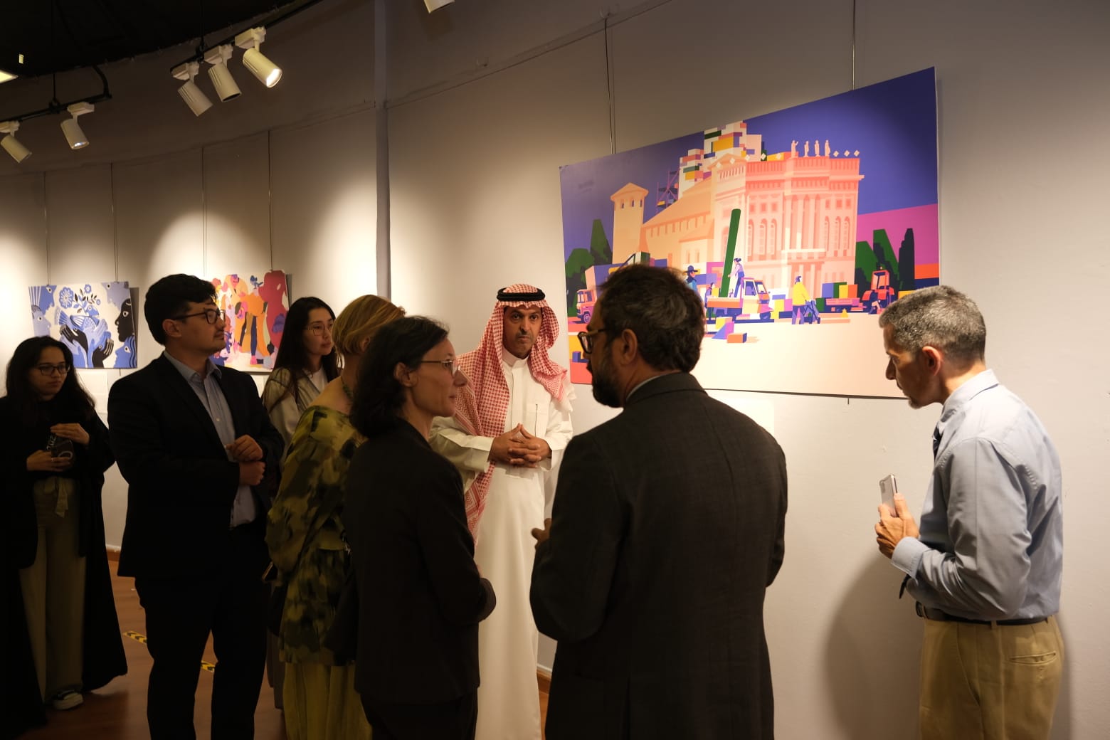 Saudi Arabian Society for Culture and Arts (SASCA) celebrated Europe Day in Jeddah with the opening of art and photographic exhibitions in the attendance of Saudis, Europeans, and members of the diplomatic community. (Supplied)
