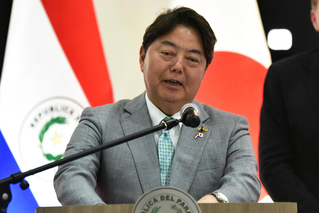Japan’s Foreign Minister Yoshimasa Hayashi said Tokyo had no plans to reopen their embassy in Damascus although Japan would continue to monitor the situation closely. (File/AFP)