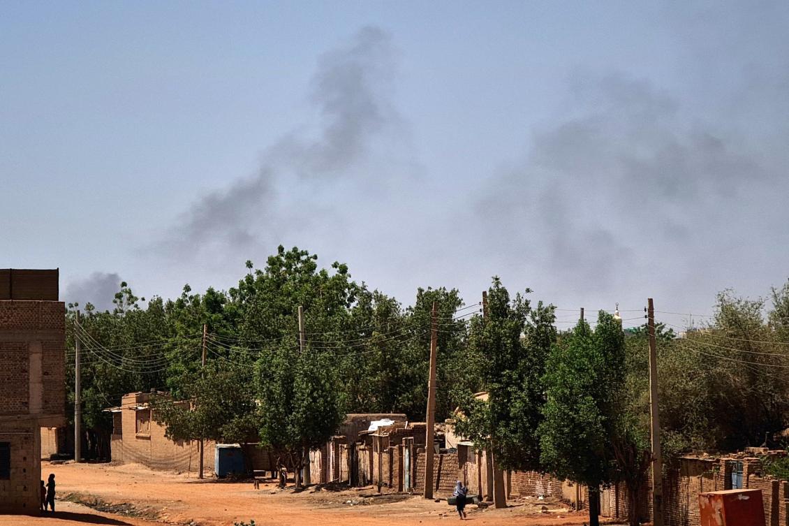 One month since Sudan’s conflict erupted, its capital Khartoum is a desolate war zone where terrorized families huddle in their homes as gunbattles rage in the dusty, deserted streets outside. (AFP)