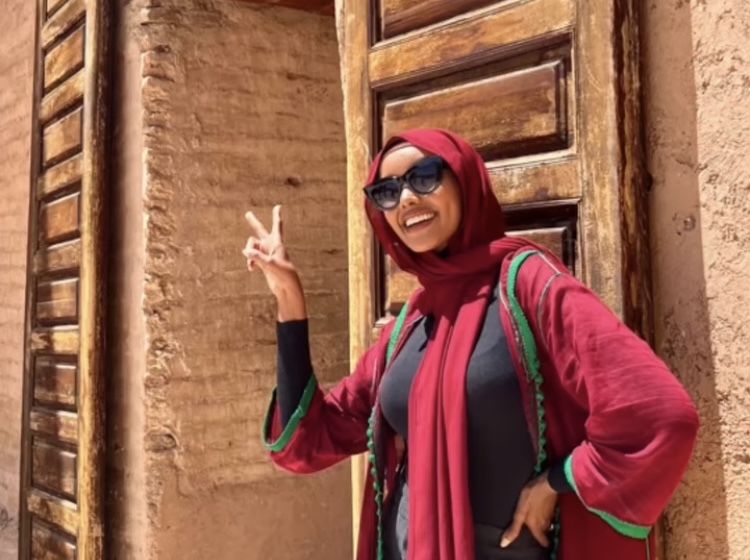 Model Halima Aden explores sights and sounds of Morocco