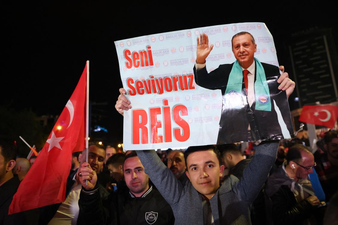 Turkish President Recep Tayyip Erdogan even won in regions hit by a calamitous February earthquake that claimed more than 50,000 lives. (AFP)