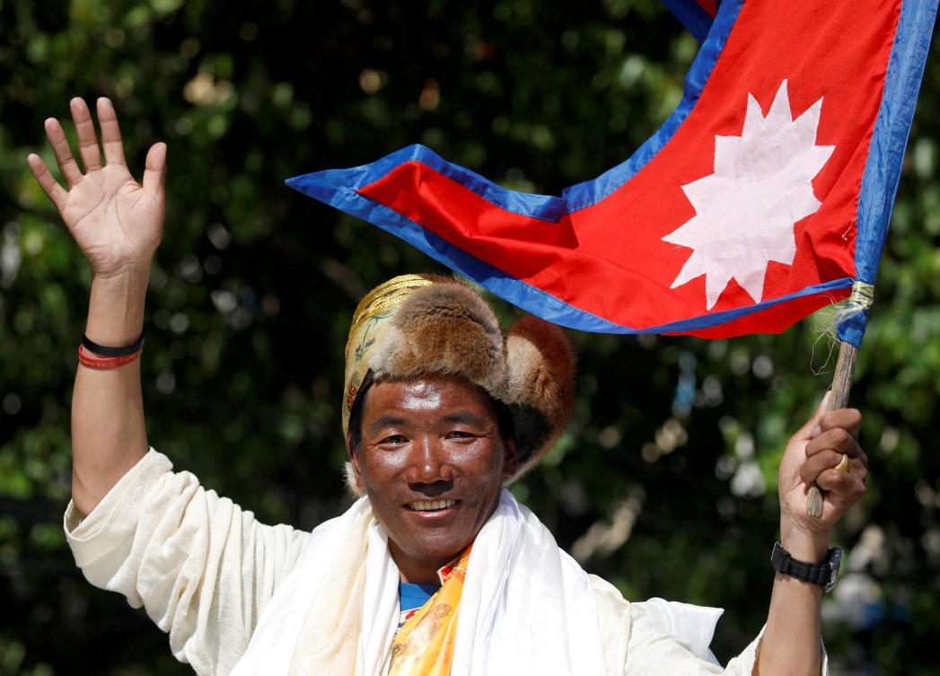 Nepali climber Kami Rita Sherpa since 1994 has climbed Everest almost every year, several times leading the first rope-fixing team to open the route to the top. (Reuters)