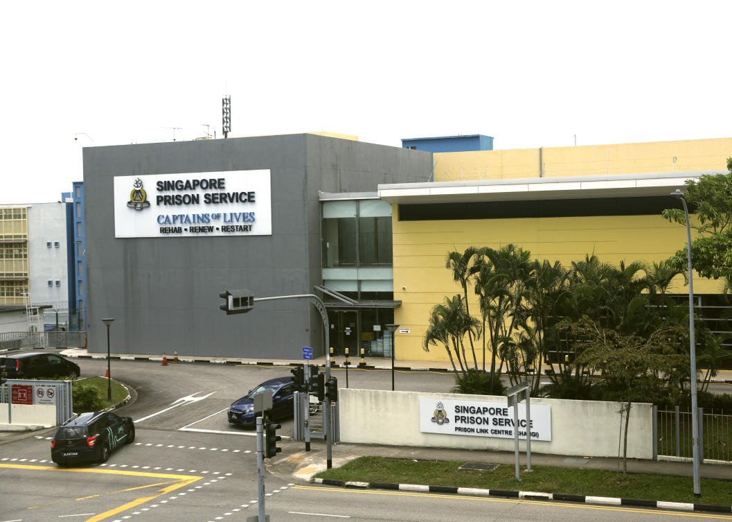Singapore had clung firmly to the death penalty despite growing calls for the city-state to halt drug-related executions. Above, the Singapore Prison Service visitor entrance. (AP)