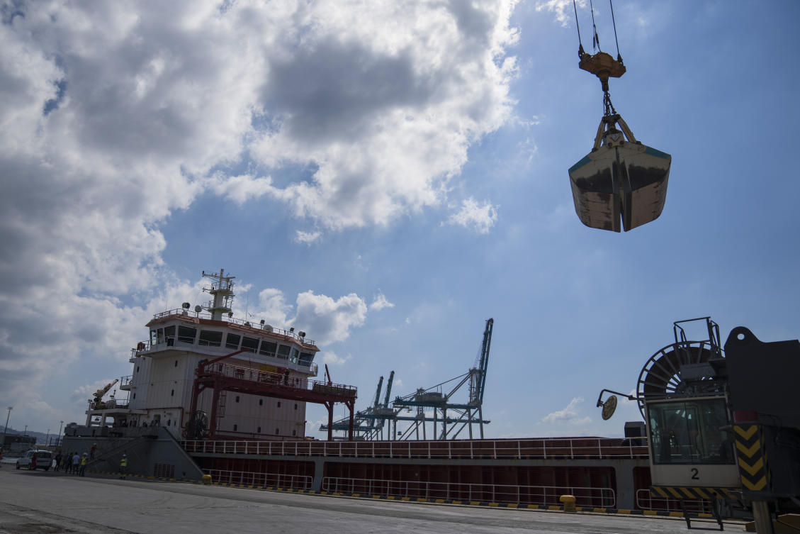 Some 30.3 million tons of grain and foodstuffs has been exported from Ukraine under the Black Sea deal, including 625,000 tons in World Food Programme vessels for aid operations. (AP)