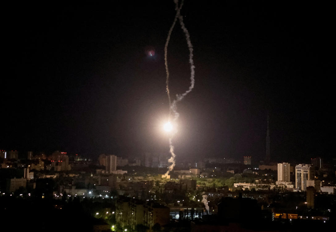 Ukraine said it had shot down six Kinzhal missiles on Tuesday, but Russia denied this. (Reuters)