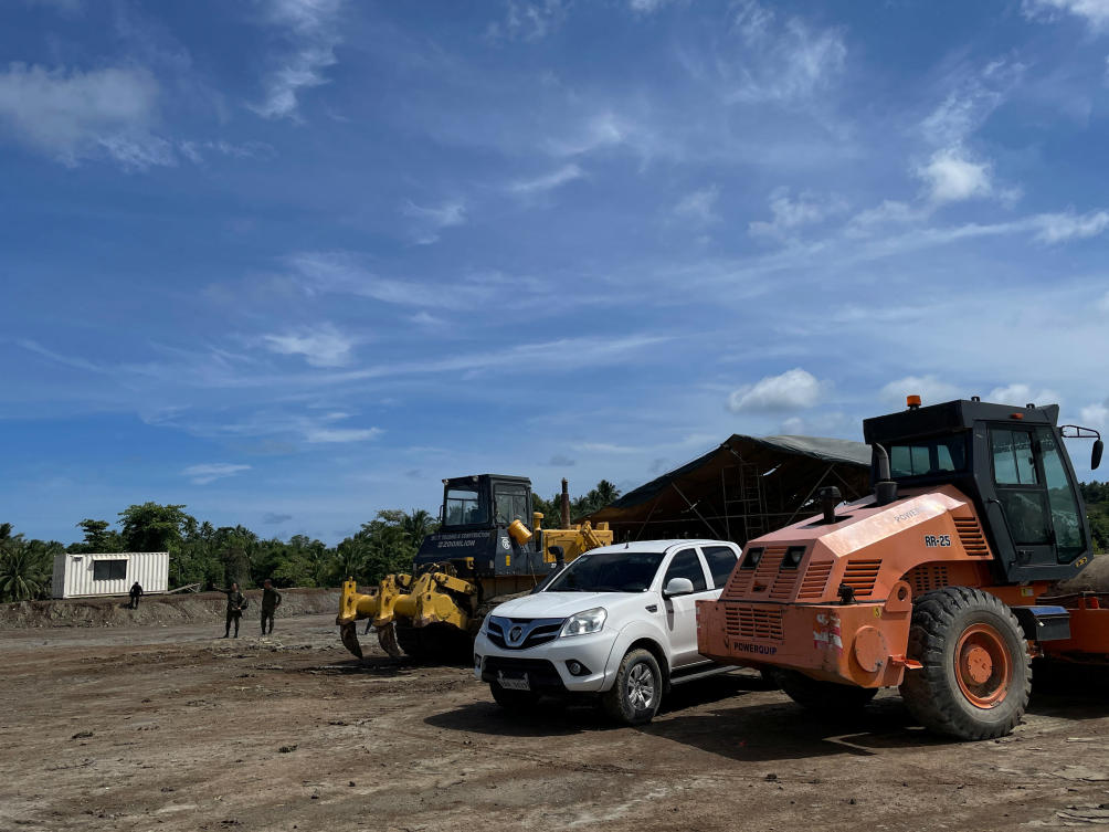 Manila has started building a three-kilometer runway at the at the Balabac air base, which will host humanitarian assistance and disaster relief facilities and barracks that Americans could use under the EDCA. (Reuters)